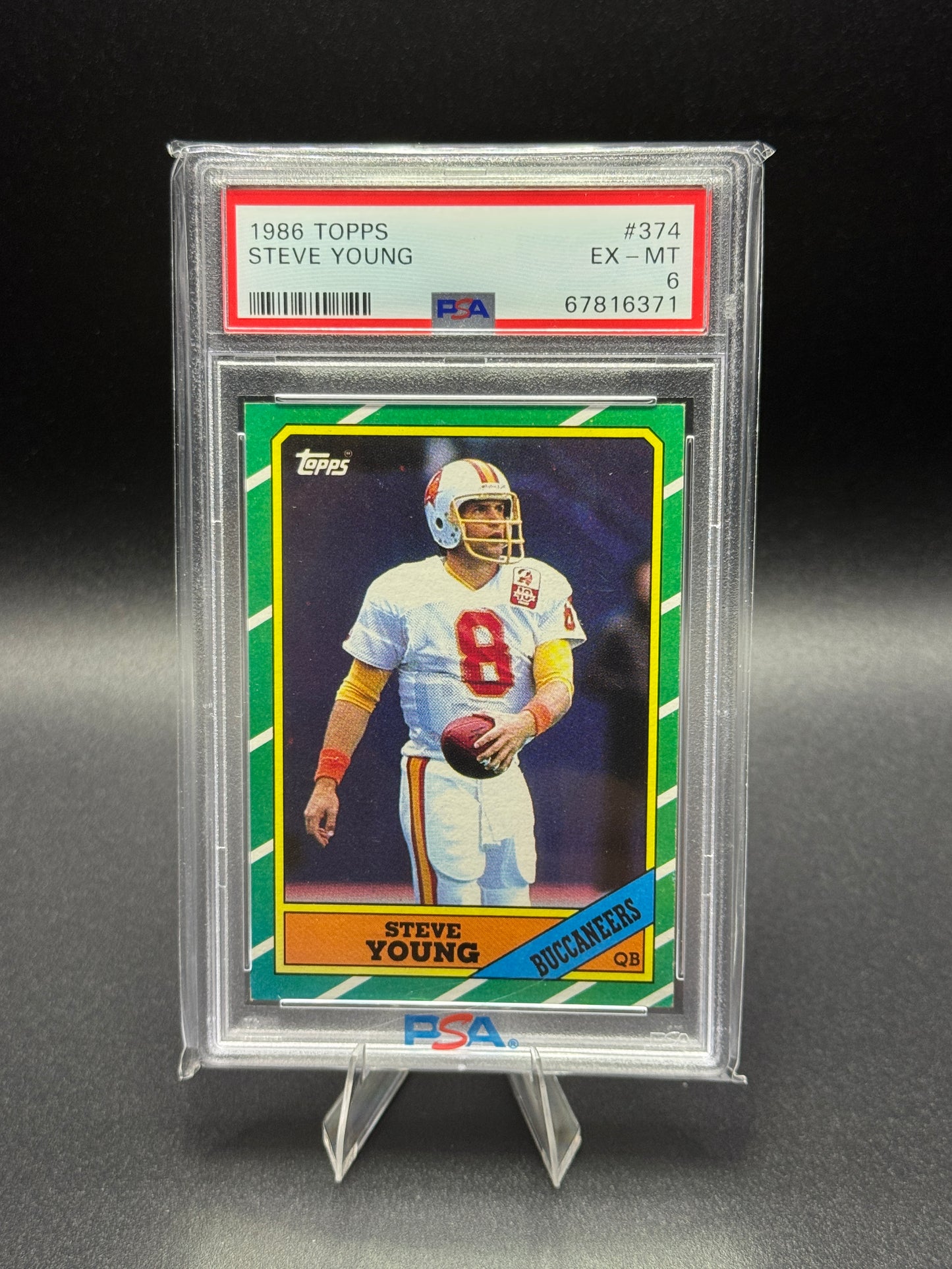1986 Topps Steve Young Rookie PSA 6
