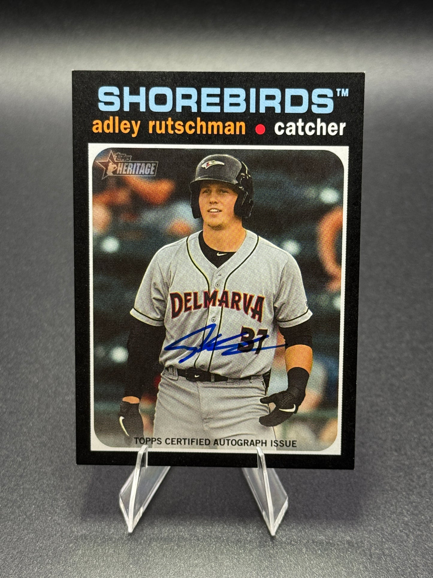 2020 Topps Heritage Minor League Edition Adley Rutschman Auto #201