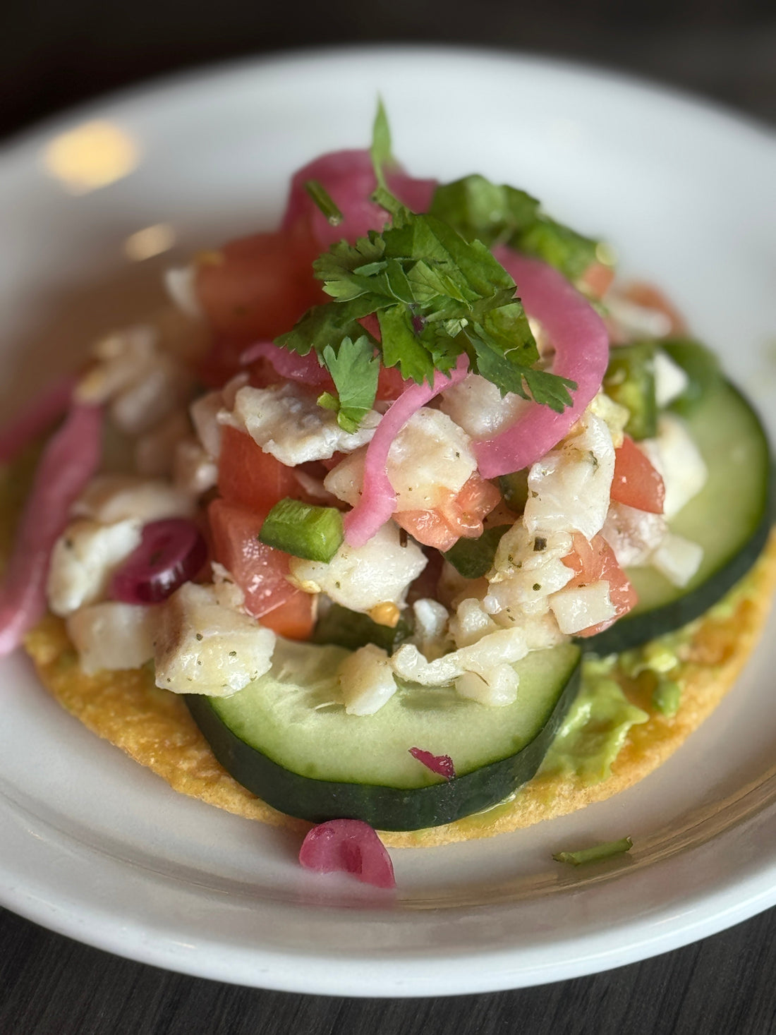 The Dine King’s Dramatic Decree: Sylvia’s Ceviche Tostada Earns Two Crowns