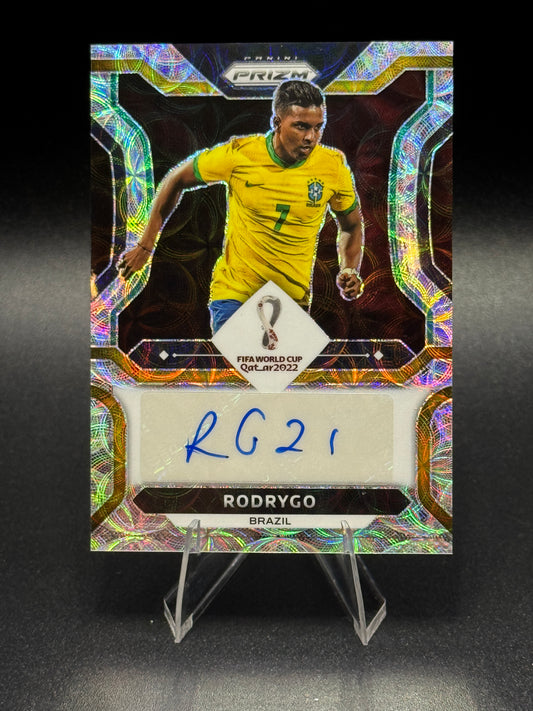 2022 Panini Prizm FIFA World Cup Qatar #S-RGO Rodrygo Choice Prizm Auto