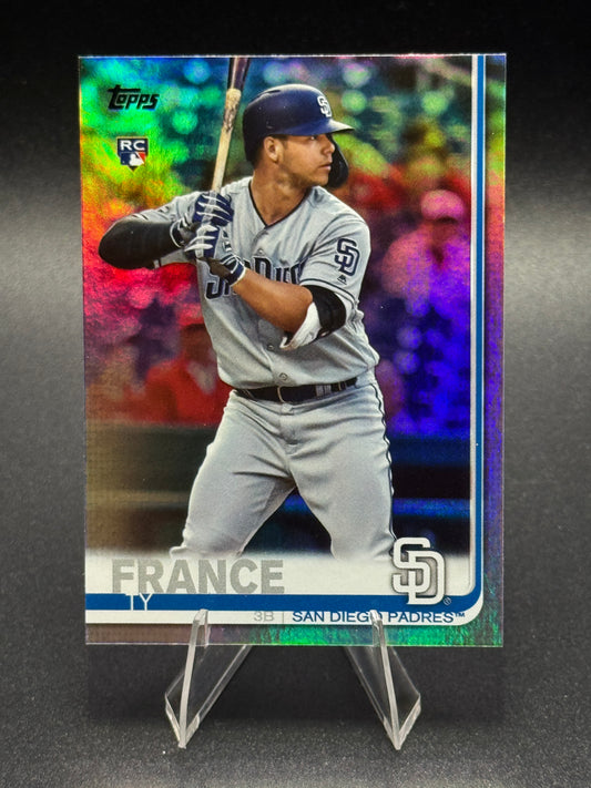 2019 Topps Update #US129 Ty France RC Rainbow Foil