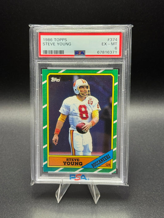 1986 Topps Steve Young Rookie PSA 6