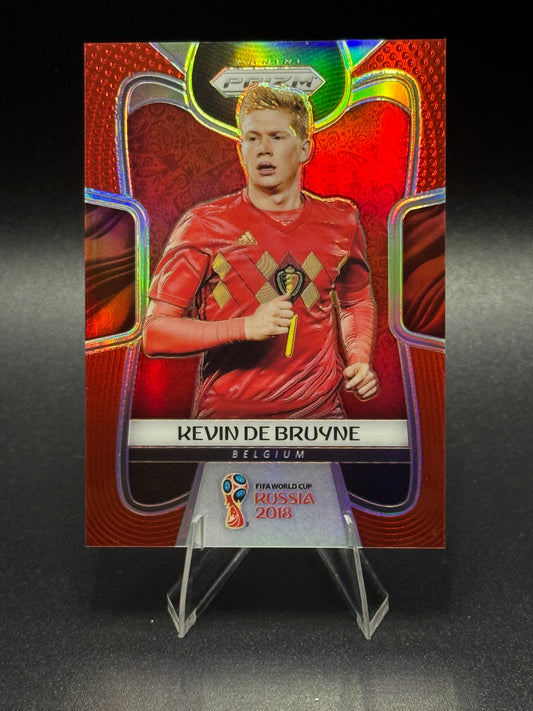 2018 Panini Prizm World Cup #17 Kevin De Bruyne Red /149