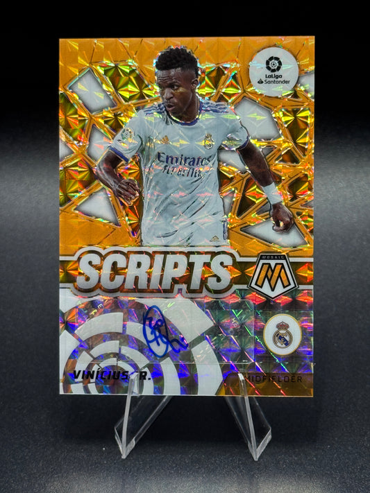 2021-22 Mosaic Scripts #SM-VJR Vinicius Jr Auto /25