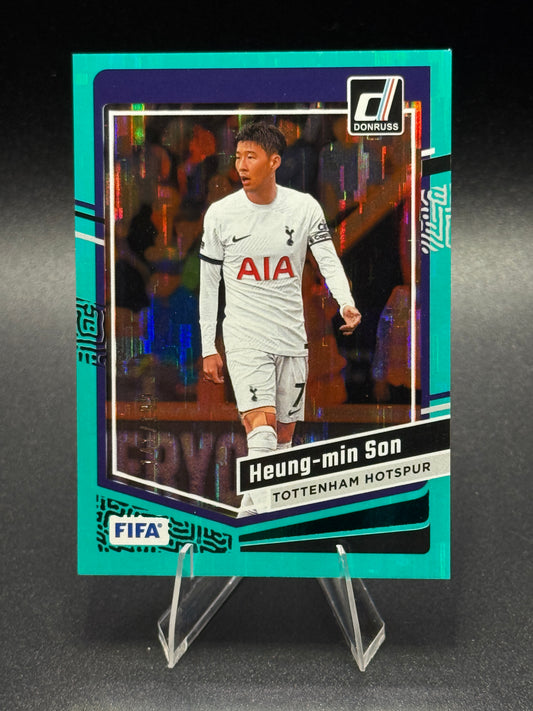 2023-24 Donruss #103 Heung-Min Son Teal #/199 Tottenham