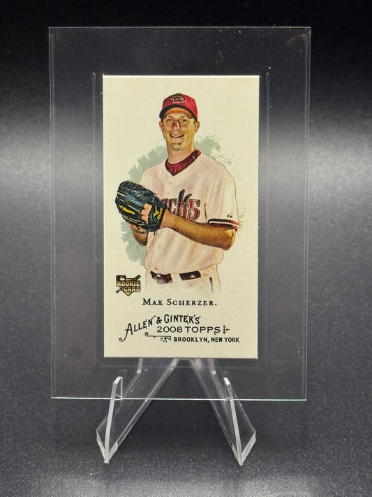 2008 Allen & Ginter’s #297 Max Scherzer RC Mini