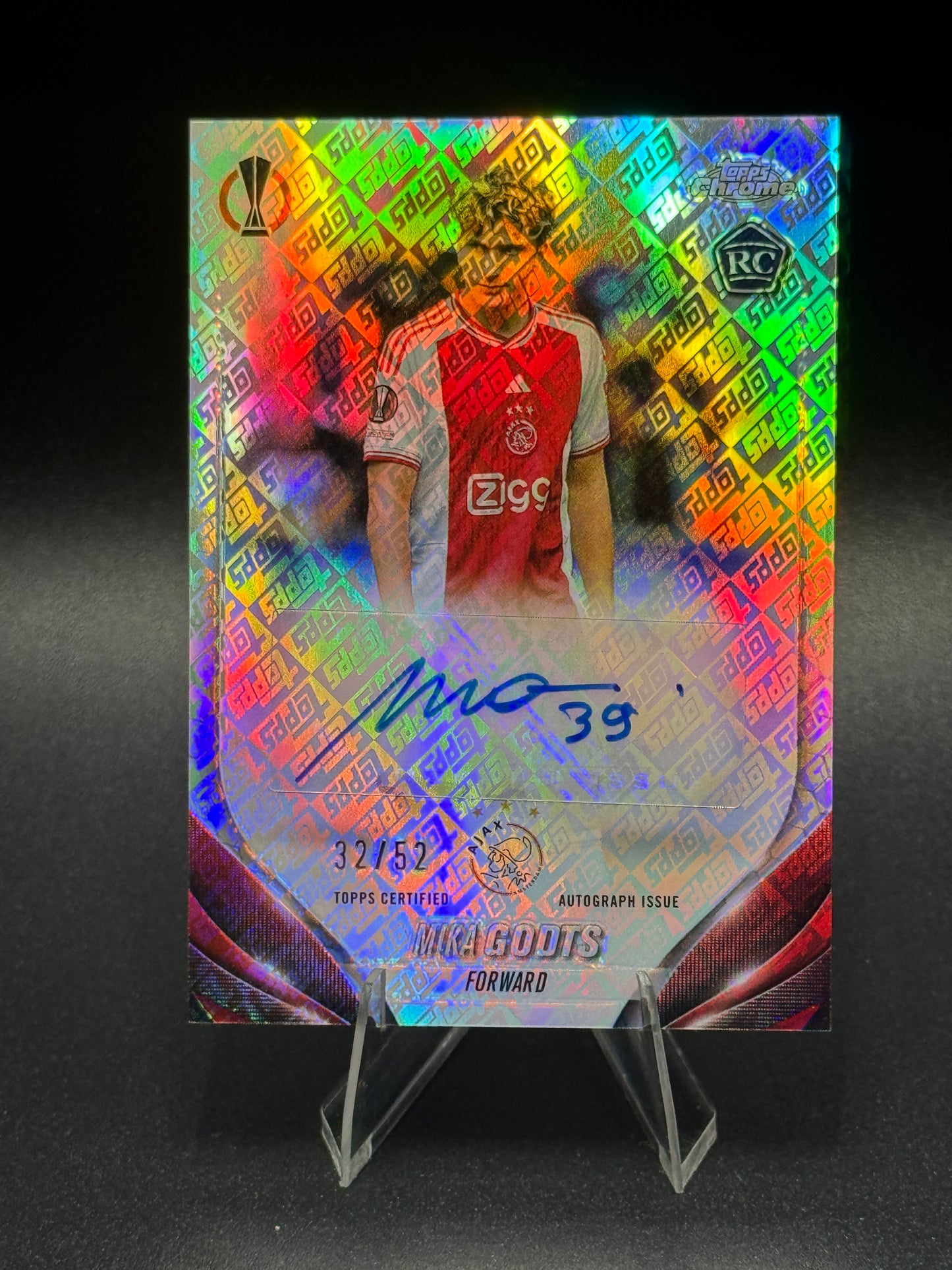 2023-24 Topps Chrome UEFA #CA-MG Mika Godts Auto /52