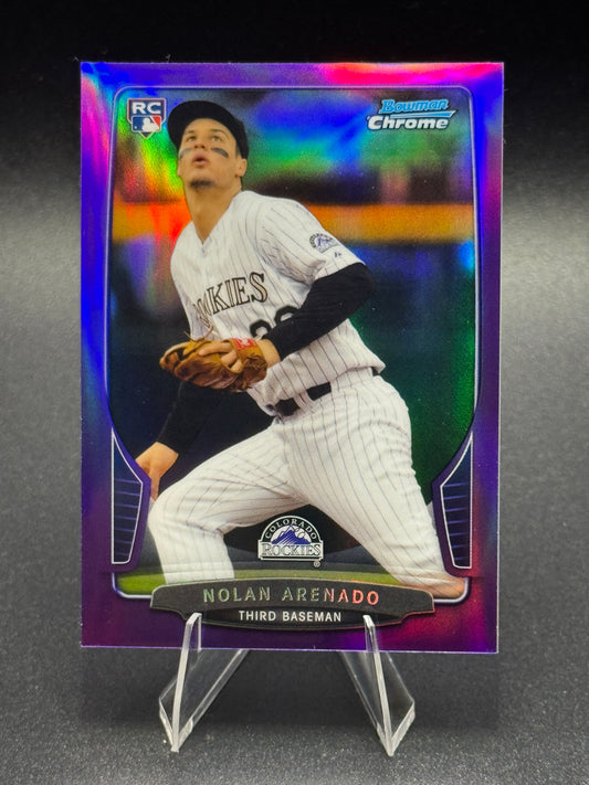 2013 Bowman Chrome Nolan Arenado #24 Purple /199 RC